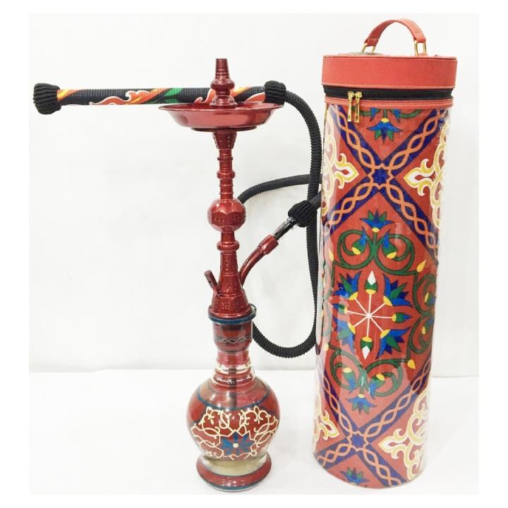Midi Red Kaas El Alam Set & Khayamia Vase and Matching Bag