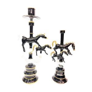 Horses Mummy and Baby Hookahs - GLS074
