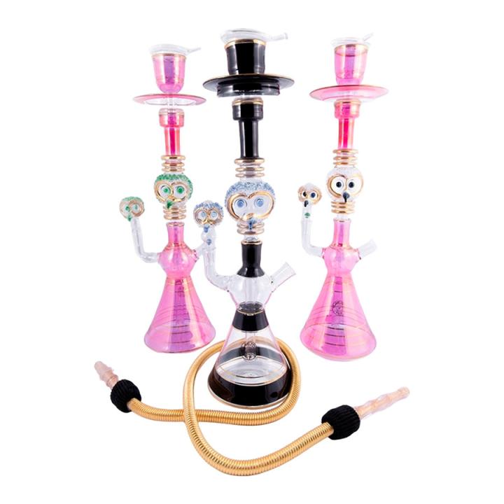 Mummy & Baby Glass Tall Owls Group - GLS018