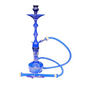 Metal Double Saucer Blue