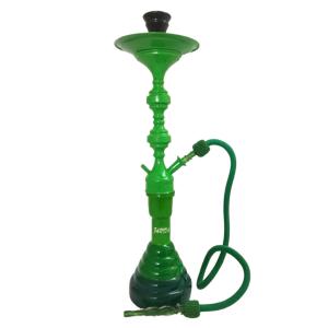 Metal Double Saucer Green