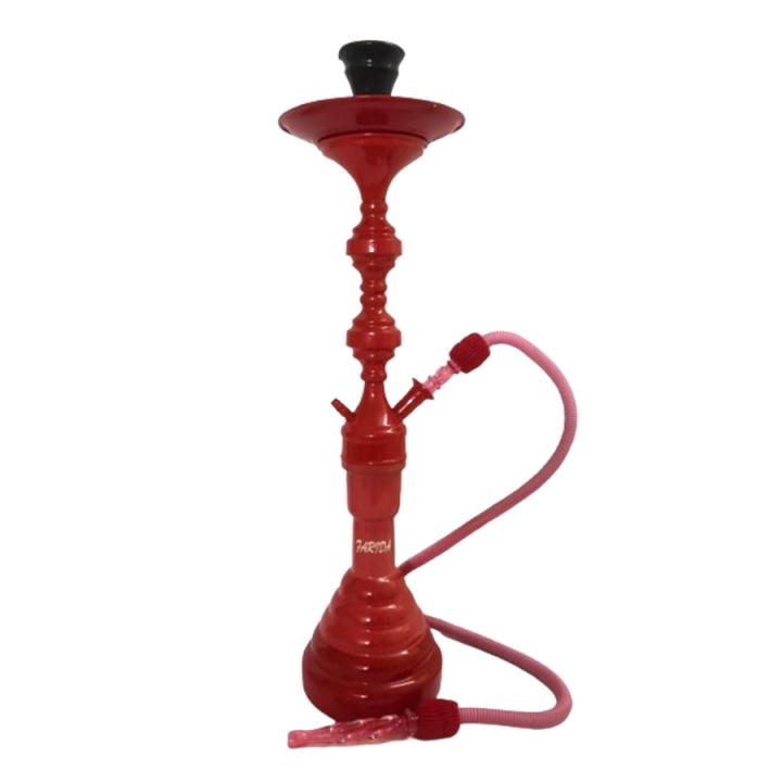 Metal Double Saucer Red