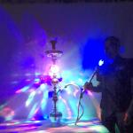 Leaded Stainless Hookahs Lights with Each Drew