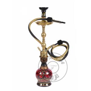 Midi Two Kora Gold / Hand Painted Vase - SBR043