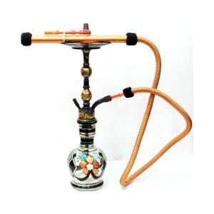 Midi Two Kora Oxide / Hand Painted Vase - SBR084