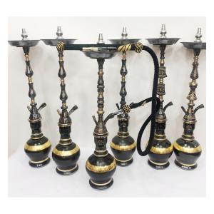 Two Levels Gold Oxide & 24 Crt Gold Jumbo Vase - SBR107